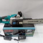 16-Inch Cordless Power Saw with Two Batteries