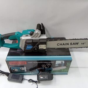 16-Inch Cordless Power Saw with Two Batteries