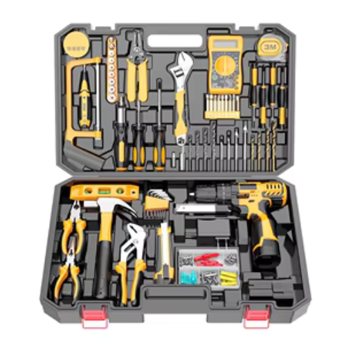 35Pcs Electrician Toolkit with Portable Drill