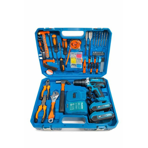Electrician Tool Kit With Cordless Drill
